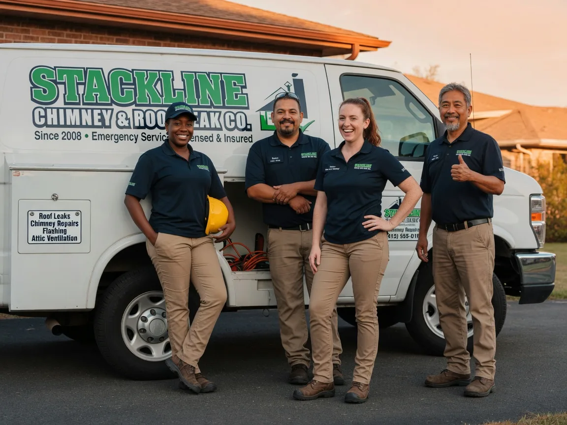 Chimney flashing repair company in Oakland, OR